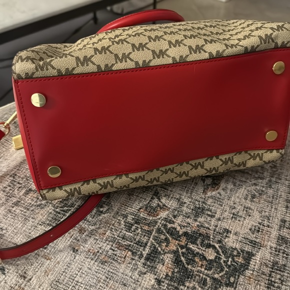 Michael Kors Tan Logo with Red Accents. Never Used. - Picture 5 of 5